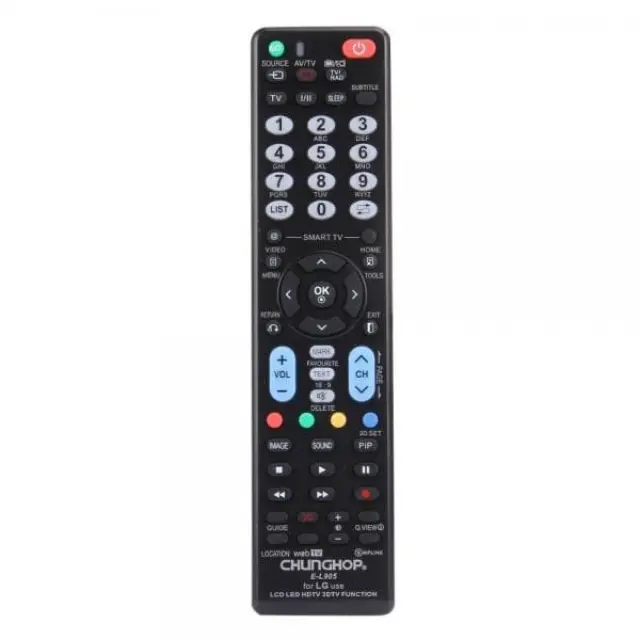 Τηλεχειριστήριο για Τηλεοράσεις LG LDC/ LED/ HDTV CHUNGHOP E-S905 Άμεσης Χρήσης Χωρίς Προγραμματισμό