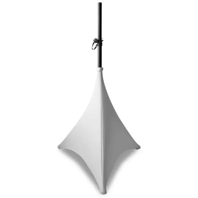 BEAMZ LSS12B SPEAKER STAND COVER WHITE 120CM