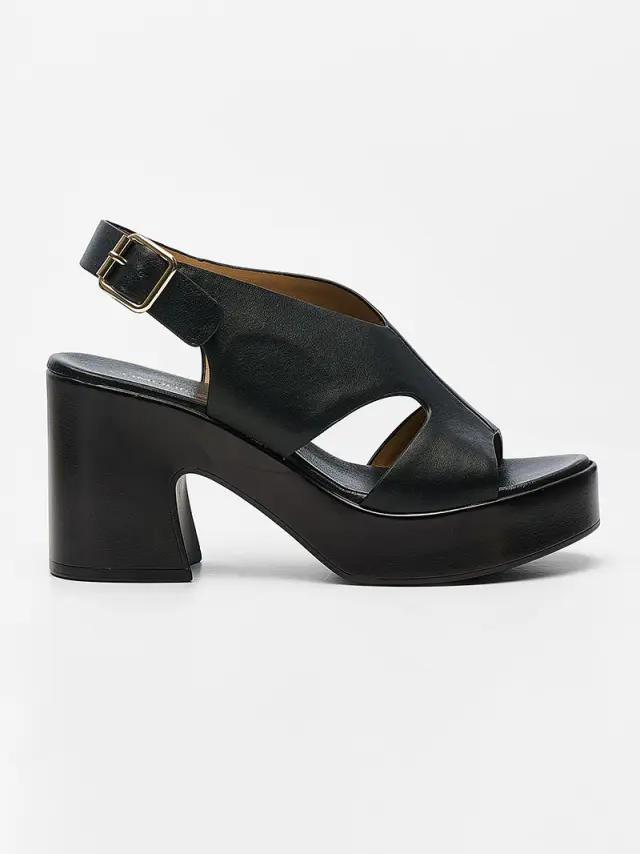 Comodissima Πέδιλα Γυναικείο δέρμα Μαύρο REP/57251 NERO 3