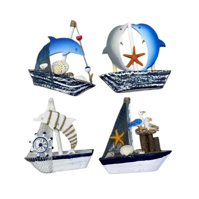 Διακοσμητικό Souvenir Καραβάκι - Σετ 12 τεμάχια - L2025-2 - 125571