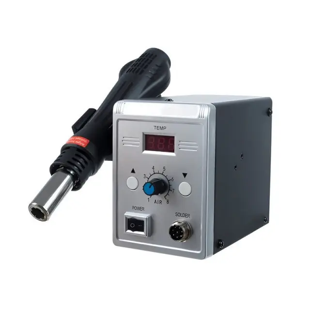 ΣΤΑΘΜΟΣ ΚΟΛΛΗΣΗΣ ΡΕΥΜΑΤΟΣ 700W ΜΕ ΡΥΘΜΙΣΗ ΘΕΡΜΟΚΡΑΣΙΑΣ & 3 ΑΚΡΟΦΥΣΙΑ HY-04247
