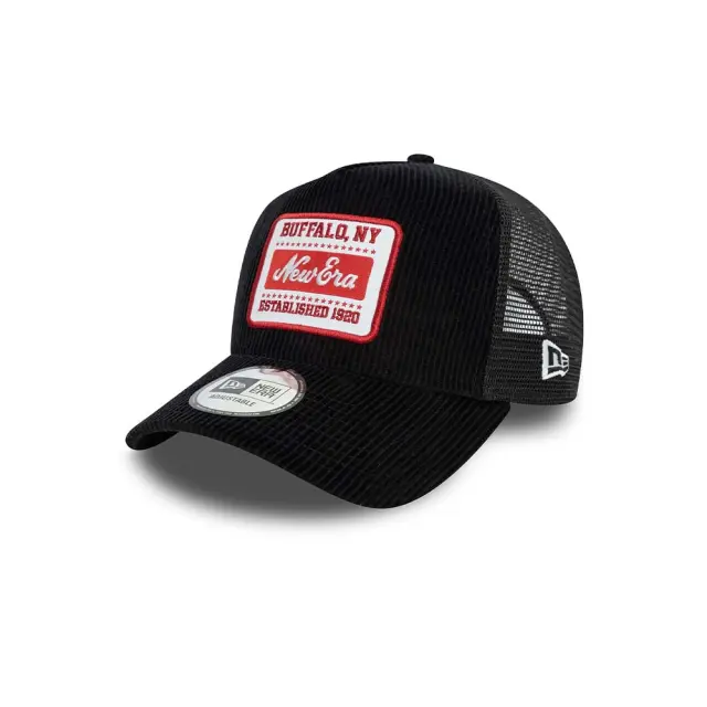 New Era Adult Patch Cord Trucker Cap Μαύρο - Άσπρο 60603669 (New Era) - One Size