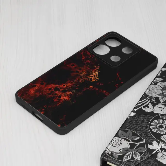 Techsuit® Glaze Series Θήκη για Redmi Note 13 Pro 5G/ Poco X6-Red Nebula 2