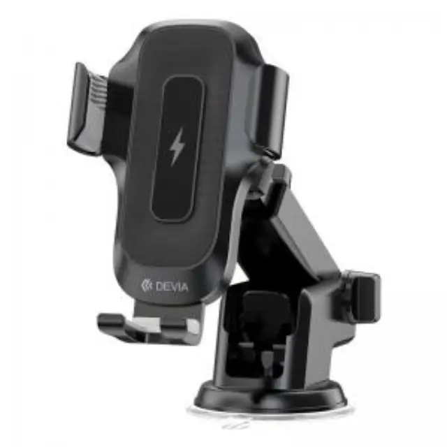 Universal Βάση Στήριξης Αεραγωγού Αυτοκινήτου Devia EA497 Inductive Wireless Bracket Smart Μαύρο N66981 2