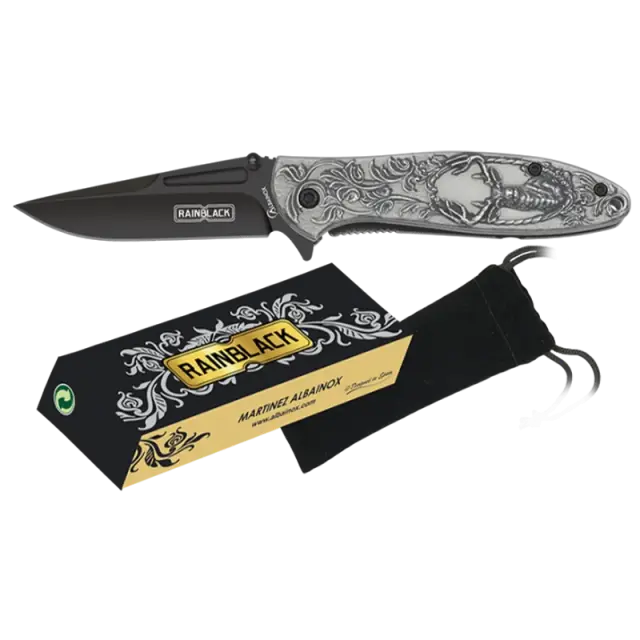 Albainox 25300 Σουγιάς Rainblack deer Μαχαίρι τσέπης
