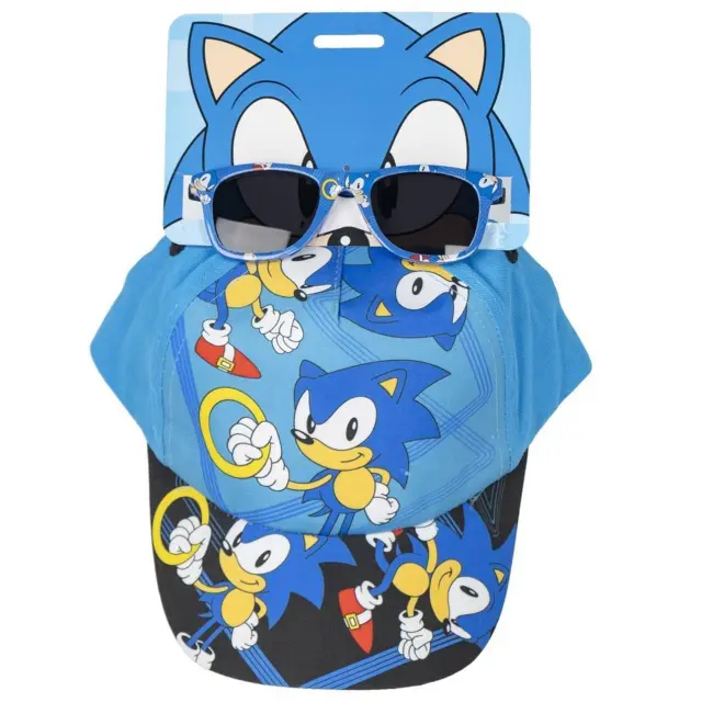 Σετ παιδικό καπέλο και γυαλιά ηλίου Sonic the Hedgehog Cap and Sunglasses Set 2200010099