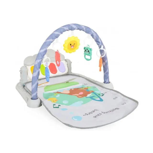 Γυμναστήριο-Χαλάκι Δραστηριοτήτων Moni Toys Bear Grey 3801005600083