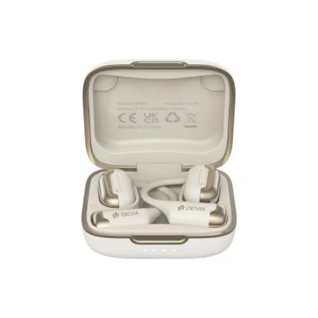 True Wireless Ακουστικά Bluetooth Devia EM401 OWS Pro1 Μπεζ N68832