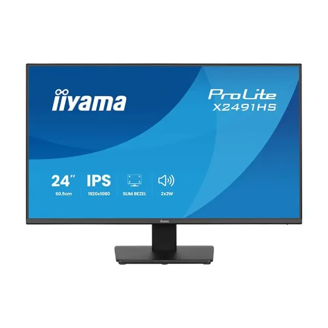 IIYAMA Monitor 24" ProLite X2491HS IPS FHD Black (X2491HS-B1)