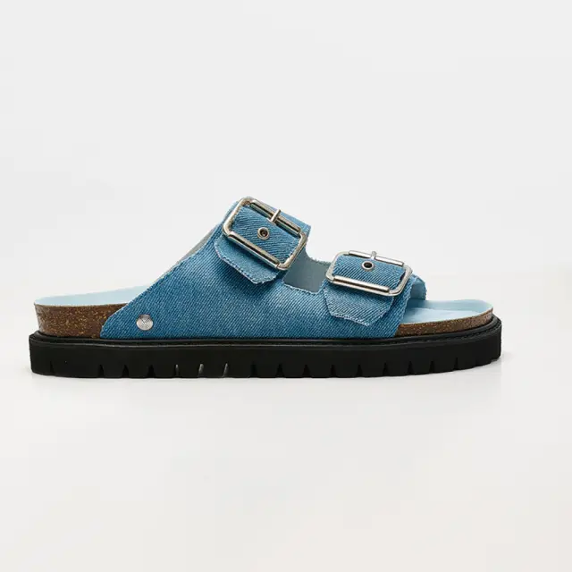 Genuins Πέδιλα Γυναικείο Άλλα Υλικά Μπλέ GEN/HONOLULU VEGAN DENIM