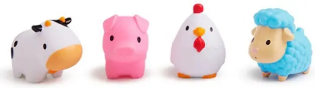 Munchkin Farm Bath Squirts Παιχνίδια για το Μπάνιο 9m+, 4τεμ 2