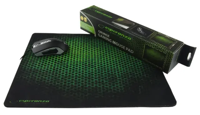 Esperanza EA146G Black - Green Gaming mouse pad