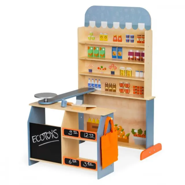 MONI TOYS - Wooden supermarket 4426 5 pcs - 3800146223137 2