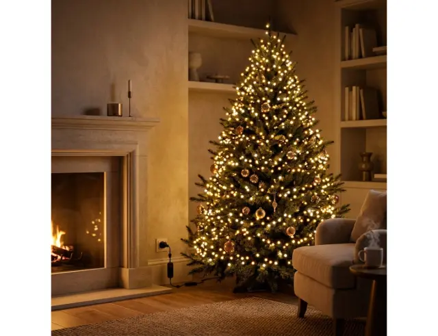 400 Smart LED Twinkly Strings (TWS400GOP-BEU) Κανονική Διάταξη, με Μαύρο Καλώδιο, Βluetooth, WiFi, Dimmer Και Έλεγχο μέσω Κινητού Τηλεφώνου - Gold/SilverTWS400GOP-BEU