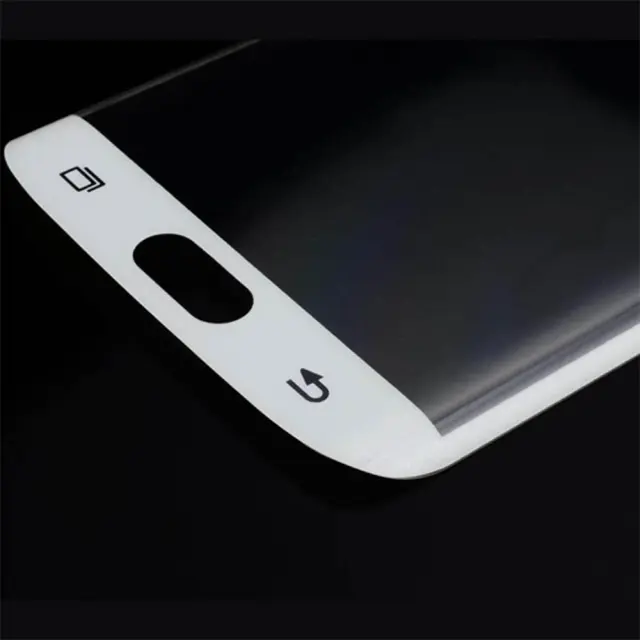 Προστατευτικό Τζάμι Οθόνης Tempered Glass Edge to Edge Samsung Galaxy S6 Edge Plus Με Λευκό Πλαίσιο 2
