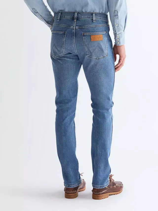 Wrangler Ανδρικό LARSTON 812 NEW FAVORITE Τζιν Παντελόνι – Light Blue - 30W 32L 2