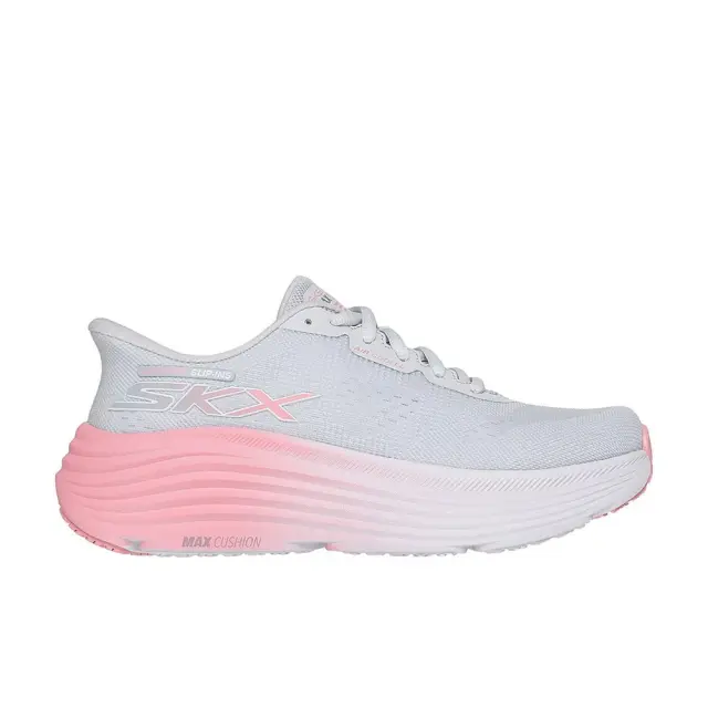 Skechers Hallandale Max Cushioning (129473-GYPK) - Γκρί-Ροζ - 39