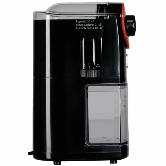 Melitta Molino Ηλεκτρικός Μύλος Καφέ 100W με Χωρητικότητα 200gr και 17 Επίπεδα Άλεσης Κόκκινος 3