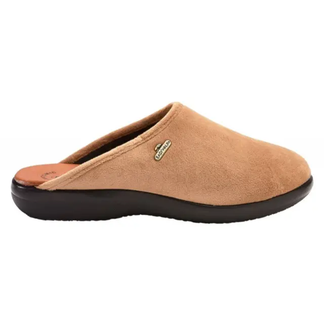 Easy Walk Παντόφλες Γυναικείο ύφασμα Μπεζ IGF/1791T CAMMELLO - 37
