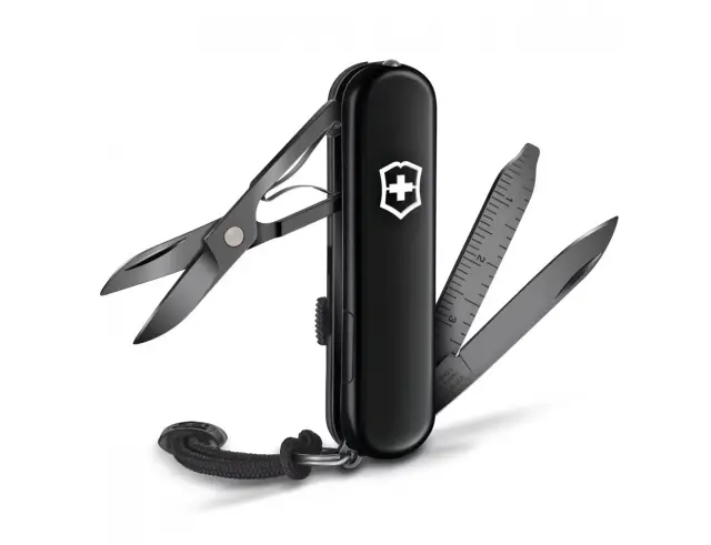Ελβετικός Σουγιάς Victorinox Signature Lite με 9 λειτουργίες και μήκος 5.8cm - Onyx Black0.6226.31P 2
