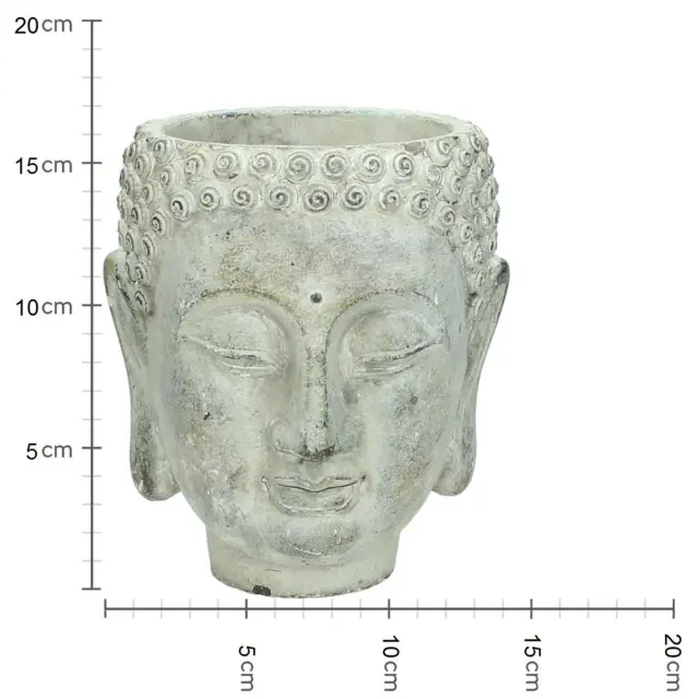 Κασπώ Γκρι Τσιμέντο 15x14x17cm 2
