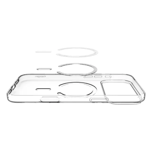 Spigen Ultra Hybrid Mag Magsafe Iphone 17 Clear/white 2
