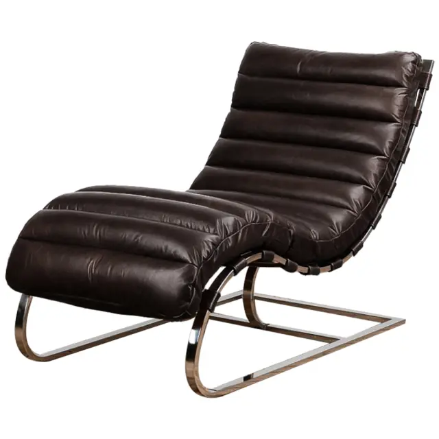 Πολυθρόνα δερμάτινη Cigar Bilbao 115x60x88cm MSA Collection UBV11VCLC