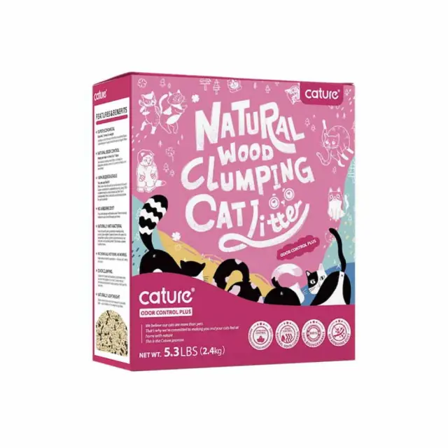 Cature Odor Control Plus Βιοδιασπώμενο Υπόστρωμα Υγιεινής για Γάτες 6L (2,4Kg) Μονόχρωμο