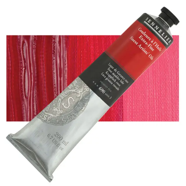 Sennelier Λάδι Finest Artists Oil 690 Rose Madder Lake - 200ml