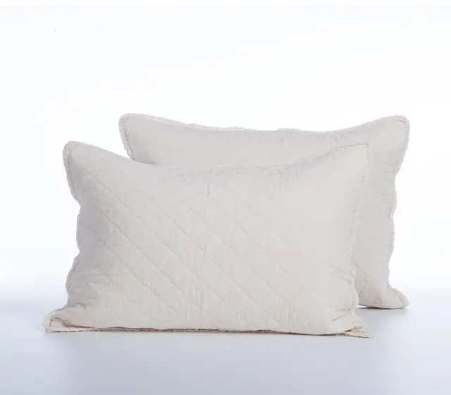 Nef-Nef Homeware Μαξιλαροθήκες Σετ 2 Τεμαχίων Brunno 52x72 Ecru