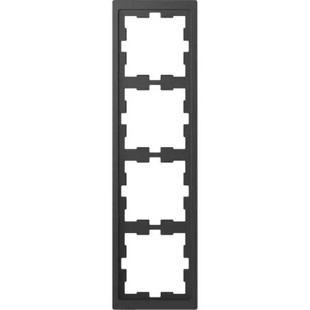 D-Life frame, 4-gang, anthracite
