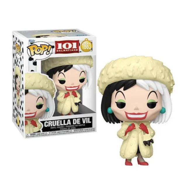 Φιγούρα Funko Pop! Disney: 101 Dalmatians - Cruella De Vil #1663 Vinyl Figure