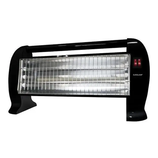 EUROLAMP ΘΕΡΜΑΣΤΡΑ ΧΑΛΑΖΙΑ ΜΑΥΡΗ 1200W