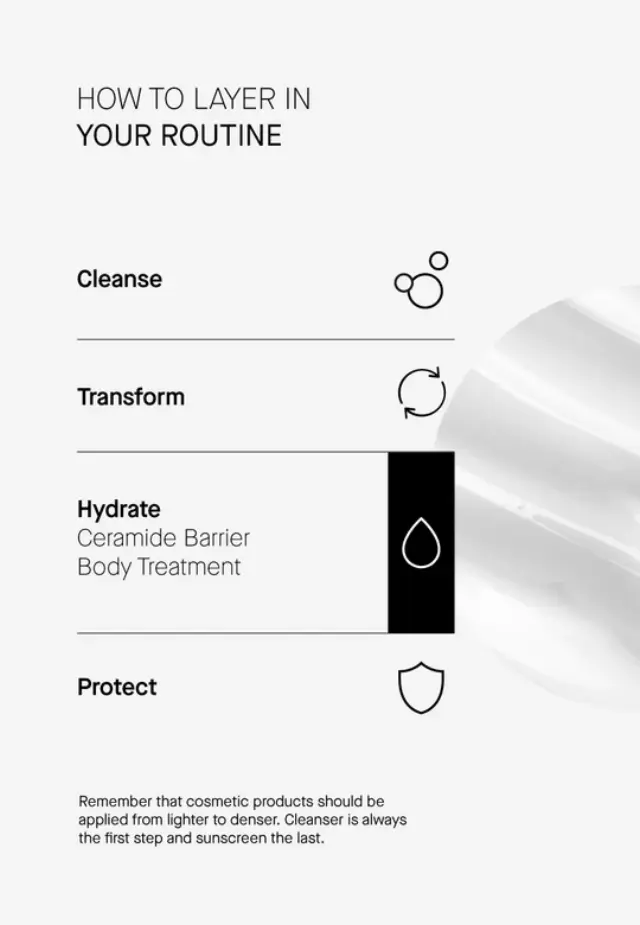 Niche Beauty Lab - Transparent Lab - Ceramide Barrier Body Treatment - Ceramide-Rich Body Lotion 400ml 3