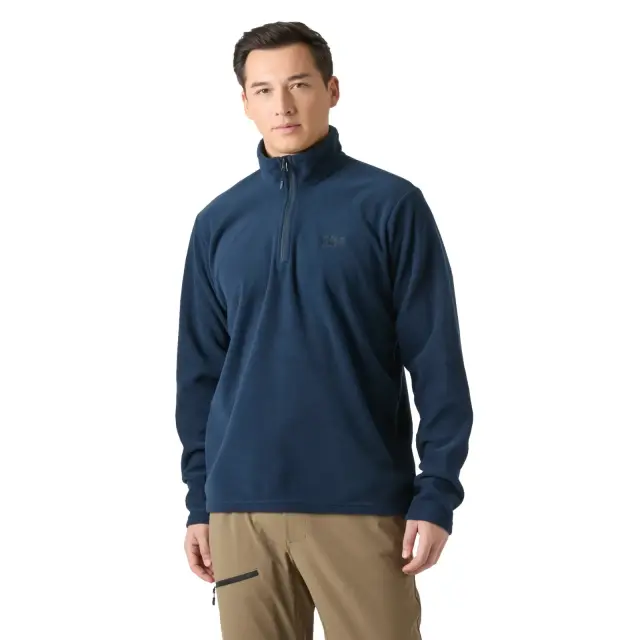 Ηelly Ηansen Men's Daybreaker Half-Zip Fleece Συνθετική Μπλούζα Navy - 2 XLarge