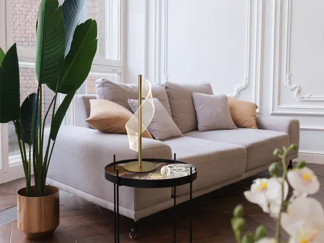 Velas 351287 – Επιτραπέζιο LED Φωτιστικό Χρυσό 8.5W 3000K