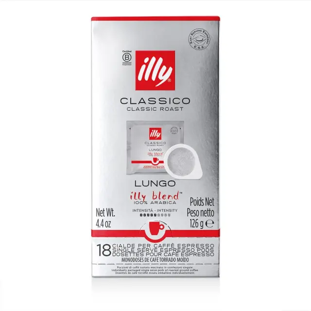 Illy Classico Lungo 18 ESE Pods