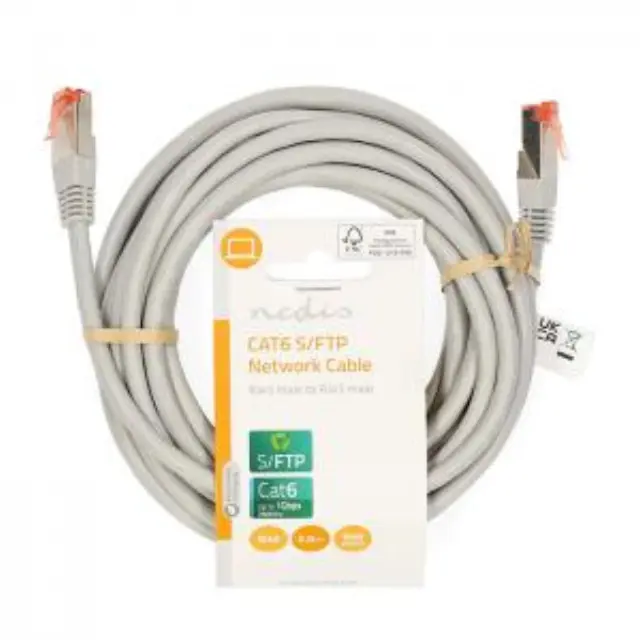 Καλώδιο δικτύου CAT 6, S/FTP, 5.00m σε γκρι χρώμα. 3