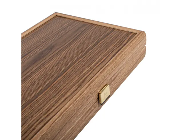 Σετ Χειροποίητο Τάβλι Premium Walnut with Green Oak Manopoulos από Ξύλο με διαστάσεις 30x20cmBKY3