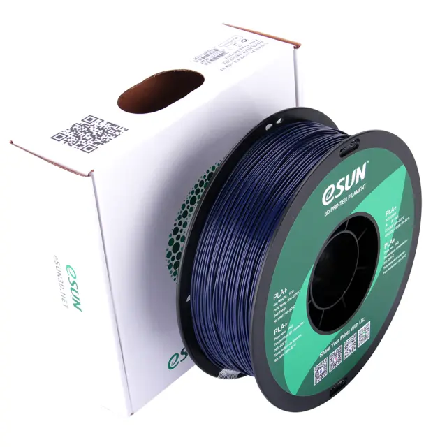 Esun PLA+ 3D Printer Filament 1.75mm Dark Blue 1kg 3