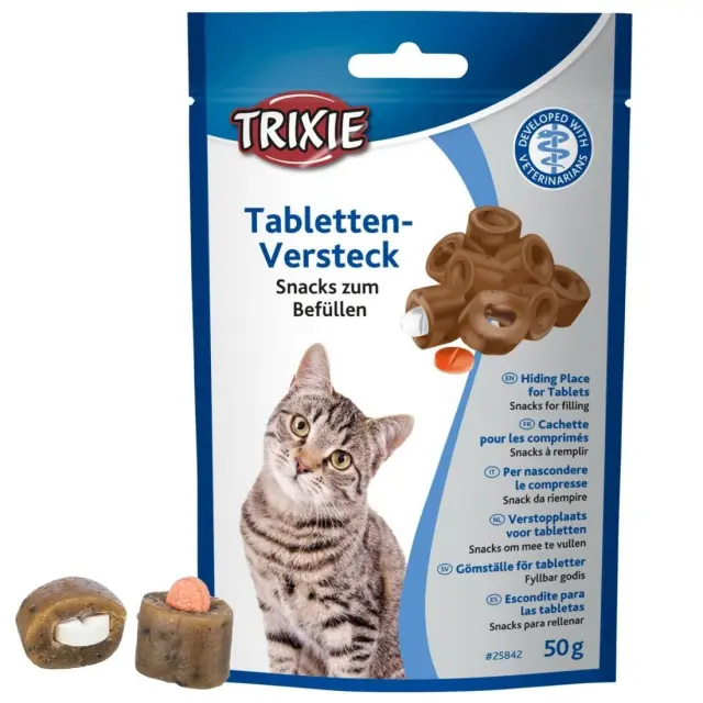 Trixie Λιχουδιές Γάτας Για Χάπια Hiding Place For Tablets 50gr