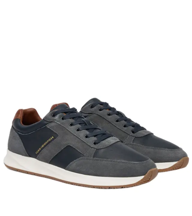 Tommy Hilfiger ανδρικά δερμάτινα sneakers FM0FM06084-1 2