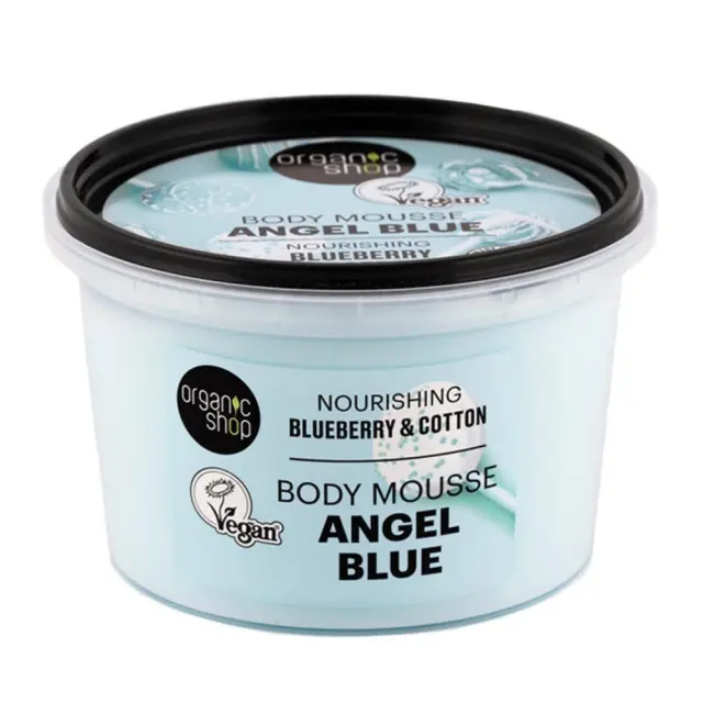 Angel blue Μους σώματος, Μύρτιλο + Βαμβάκι, 250ml