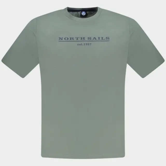 Αντρικό T-shirt North Sails 996022000_VE0419 Πράσινο - 2XL