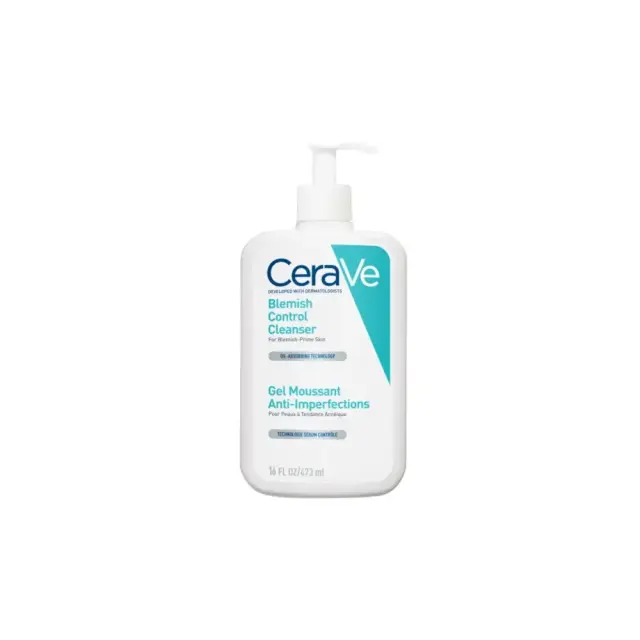 CeraVe Blemish Control Cleanser Gel Καθαρισμού Προσώπου Για Δέρμα Με Τάση Ακμής Με Σαλικυλικό Οξύ & Ceramides, 473ml