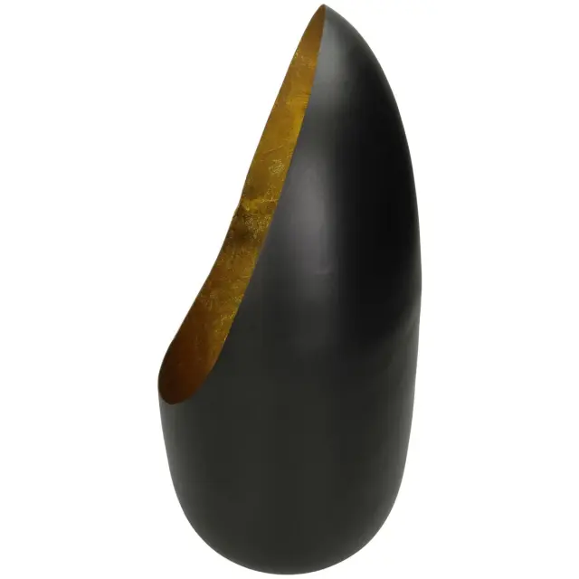 Κηροπήγιο Μαύρο Μέταλλο 17x17x27cm 2