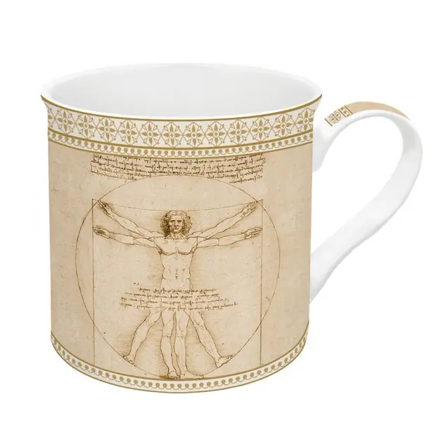 Κούπα 300ml πορσελάνης vitruvian man Easy Life 170LEO2