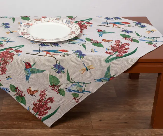 Τραπεζομάντηλο στόφα (160cm x 220cm) garden - -
