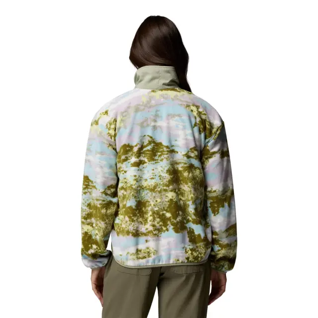 Columbia Sequoia Grove™ Printed Γυναικεία Μπλούζα Fleece Citron Haze/Fieldaze - 2136204-775 - L 2