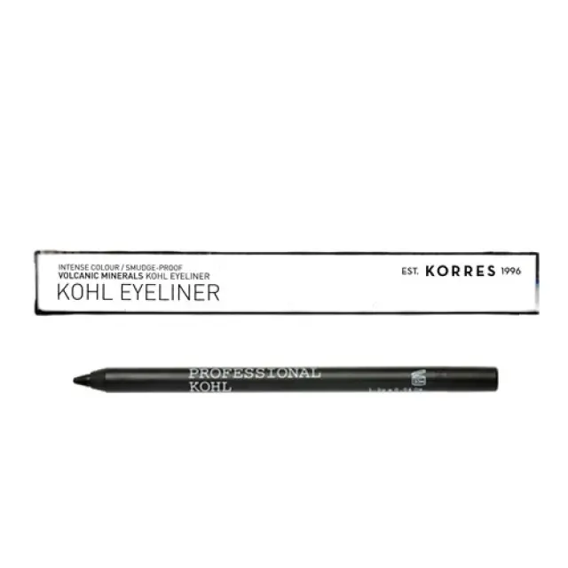 Korres Volcanic Minerals Kohl Eyeliner White 03 1τεμ. (Μολύβι Ματιών σε Άσπρο Χρώμα) 2